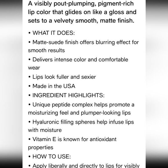 Buxom Full-On Matte Plumping Lip - Picture 6 of 6